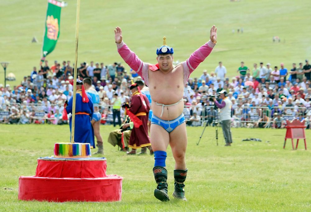 Mongolian wrestler