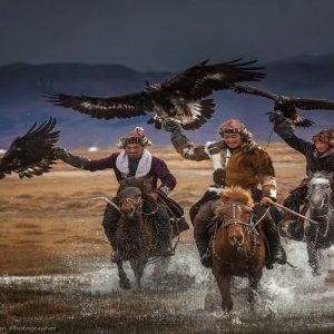 Mongolia Eagle hunting