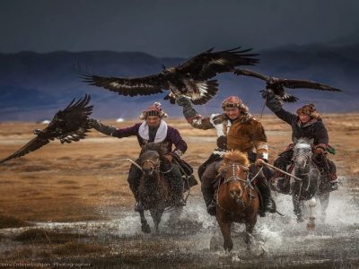 Mongolia Eagle hunting