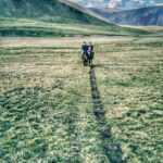 Horse riding in western Mongolia